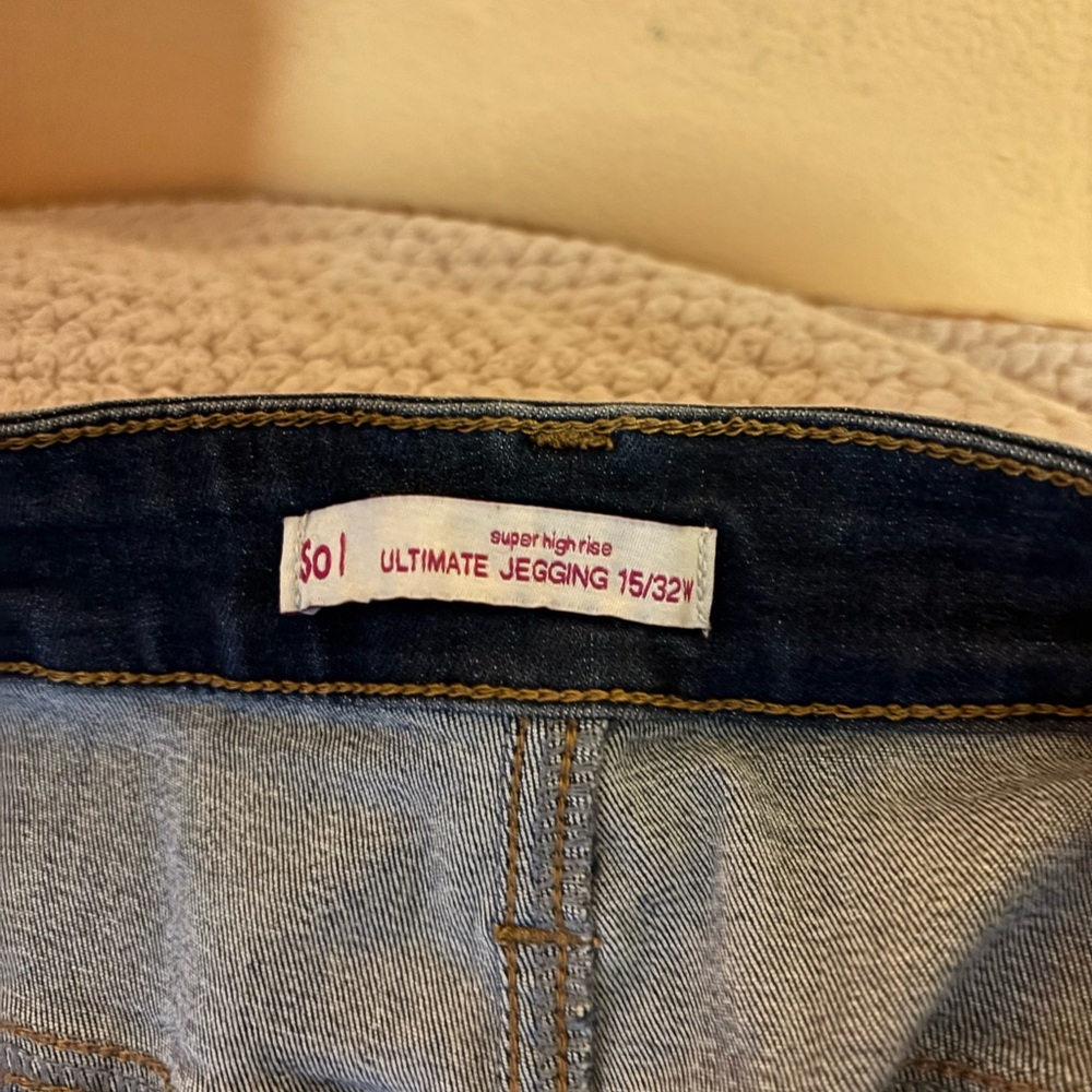SO Ultimate High Rise Jegging in Light Blue